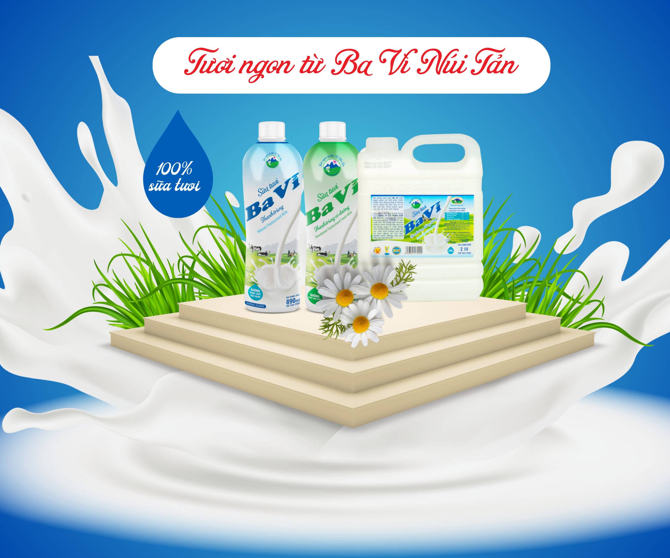 Sữa tươi thanh trùng Ba Vì