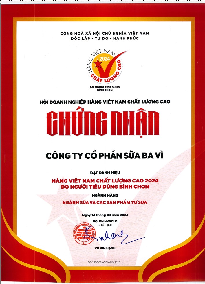 Hàng Việt Nam Chất Lượng Cao 2024