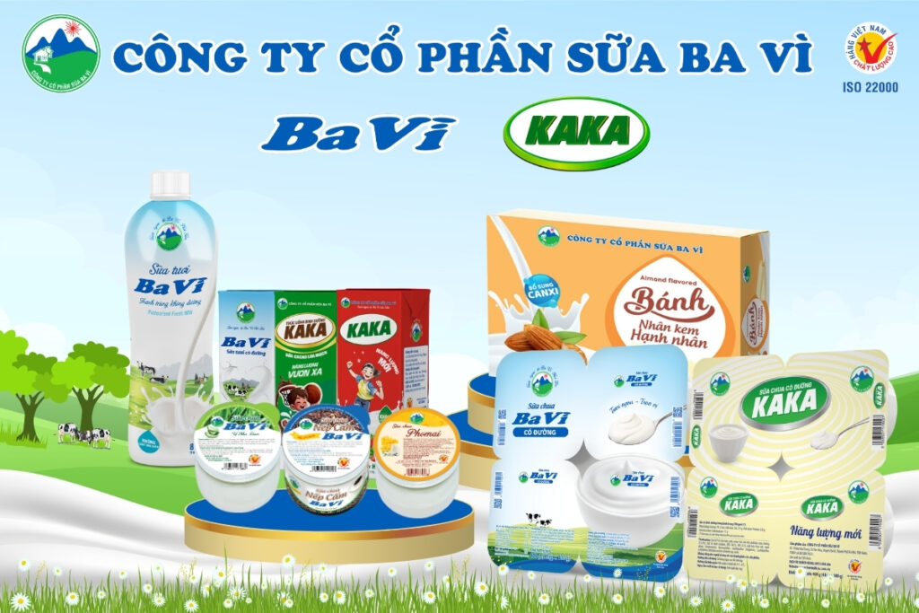 Sản phẩm Sữa Ba Vì