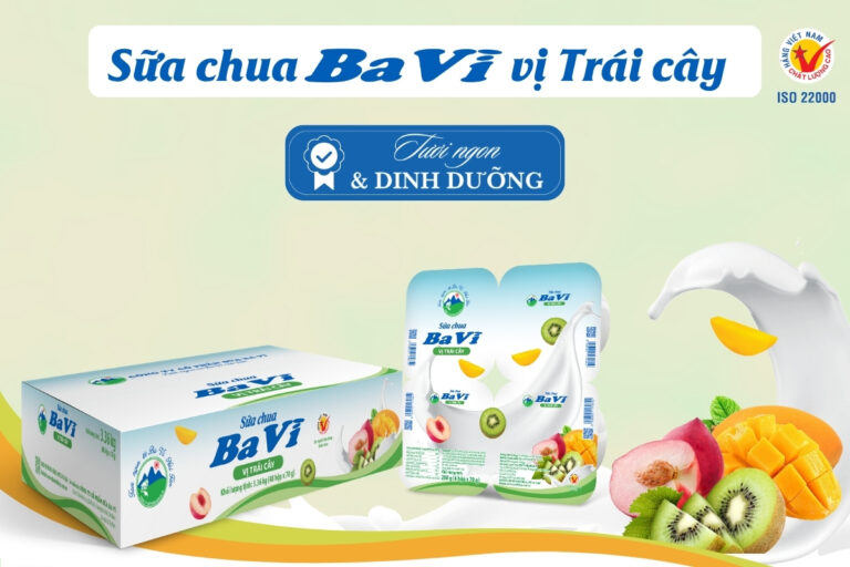 Sữa chua Ba Vì vị trái cây