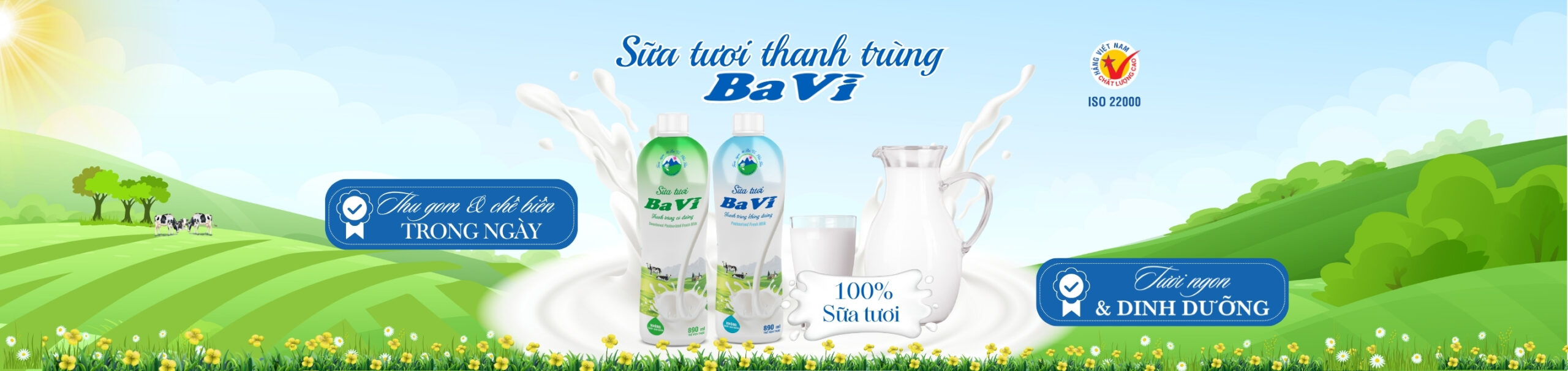 Sữa tươi Ba Vì thanh trùng